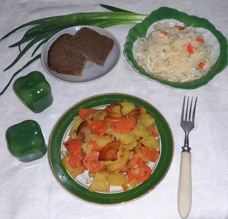 Пряные запечённые картофель и морковь: шаг 11