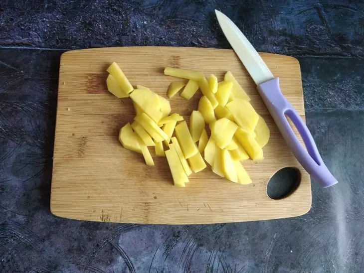 Грибной суп-лапша с сушёными шампиньонами: шаг 5