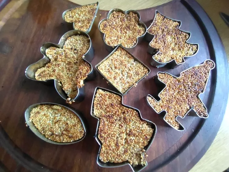 Печенье с кунжутом и бананами: шаг 8