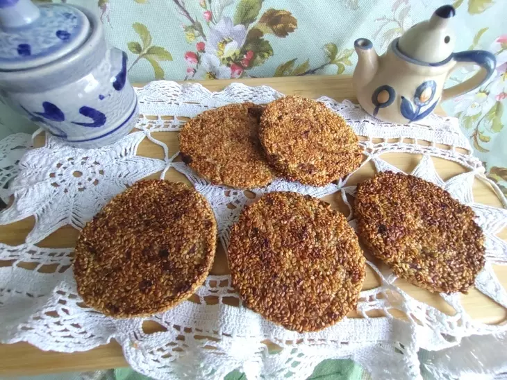 Печенье с кунжутом и бананами: шаг 10
