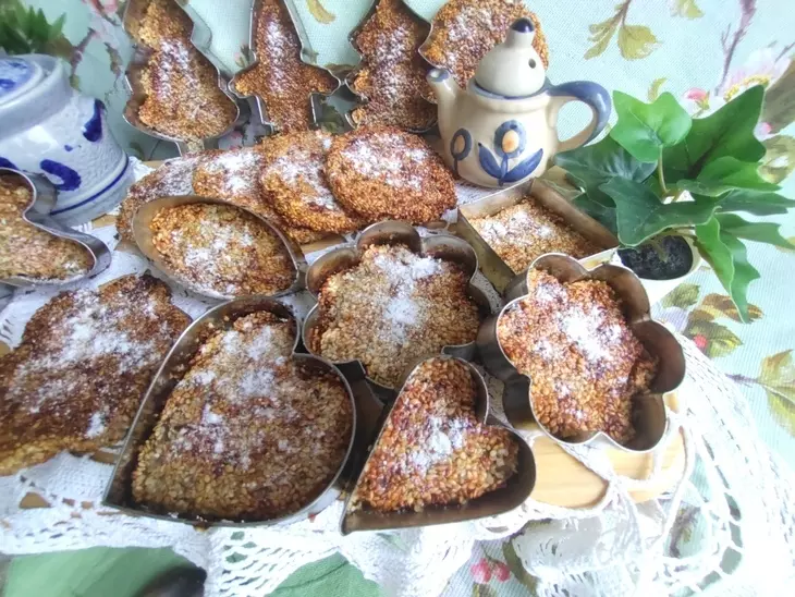 Печенье с кунжутом и бананами: шаг 12