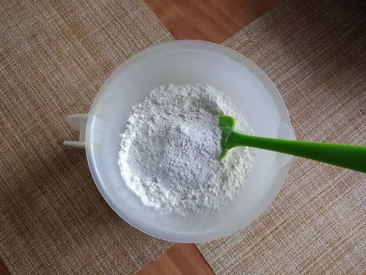 Ржано-пшеничная галета с печёным картофелем и болгарским перцем: шаг 1