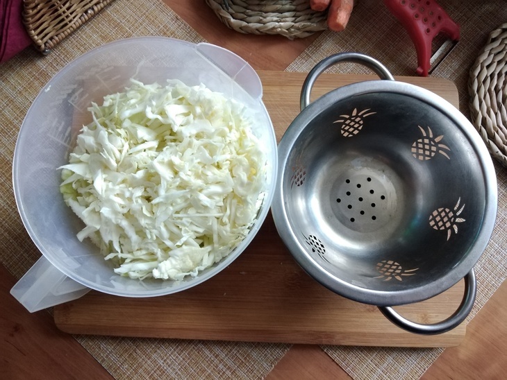 Маринованная сальвадорская капуста curtido: шаг 2