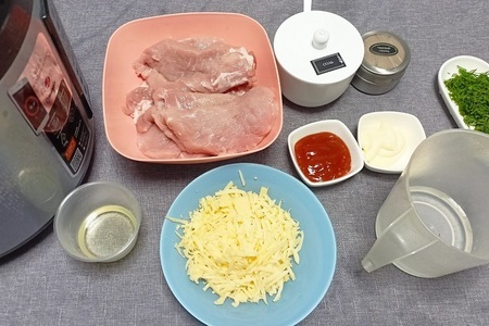 Тушеные свиные рулеты с сыром  — рецепт для мультиварки: шаг 2