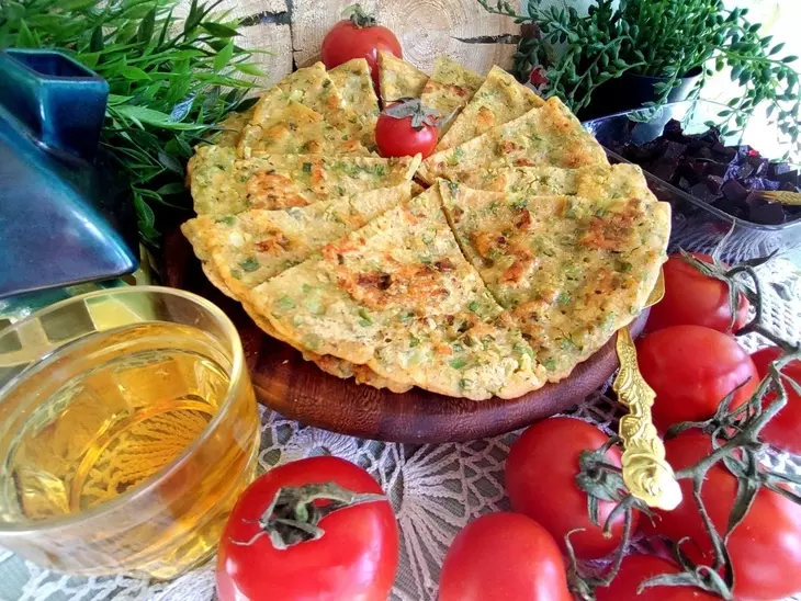 Гороховые лепёшки с луком: шаг 14