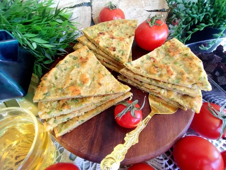 Гороховые лепёшки с луком: шаг 15