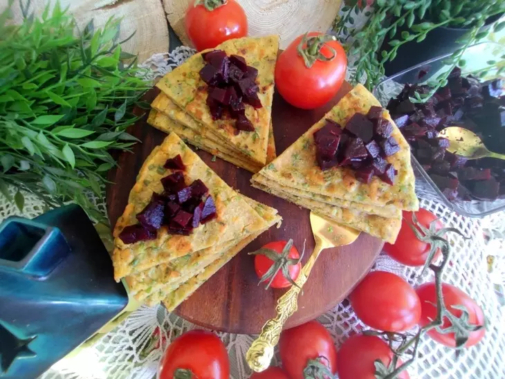 Гороховые лепёшки с луком: шаг 16