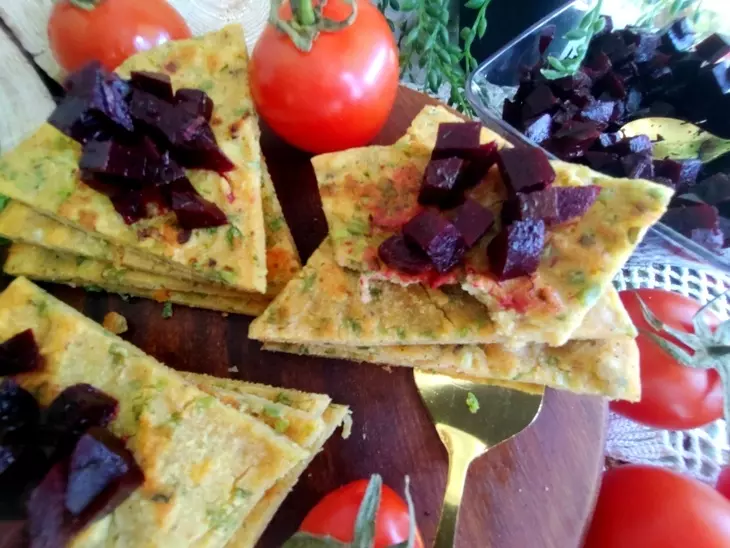 Гороховые лепёшки с луком: шаг 17