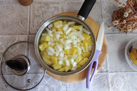 Картофельное пюре с оливками: шаг 2