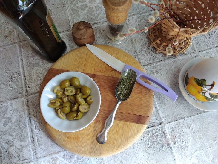Картофельное пюре с оливками: шаг 3