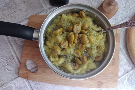 Картофельное пюре с оливками: шаг 6