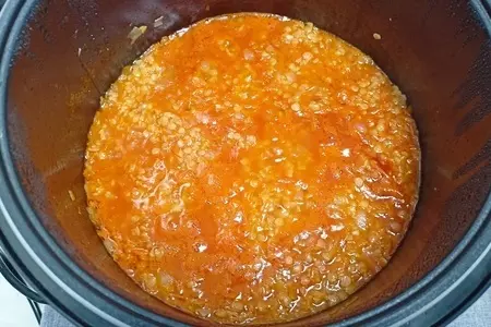 Постный суп с чечевицей и огурцами — рецепт супчика в мультиварке: шаг 4