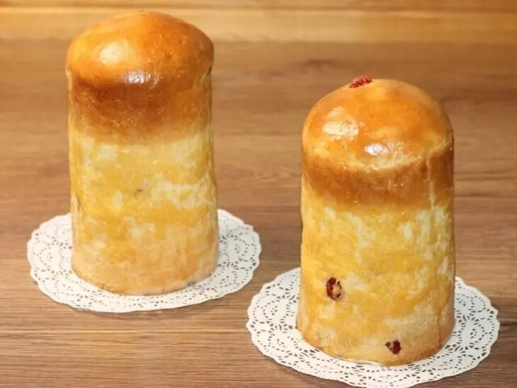 Куличи с изюмом и вишней: шаг 10