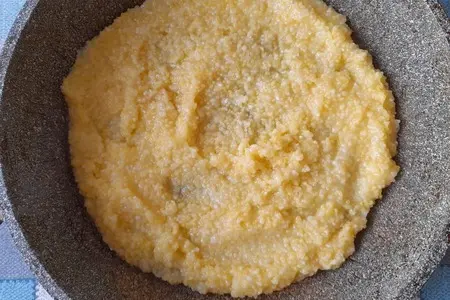 Запечённая кукурузная каша с яблоками: шаг 5