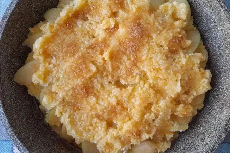 Запечённая кукурузная каша с яблоками: шаг 8