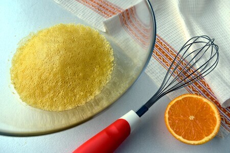 Постная яблочная шарлотка на апельсиновом соке: шаг 2