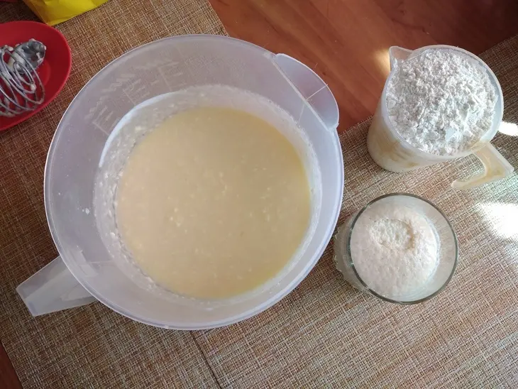 Миндальный кулич на йогурте: шаг 5