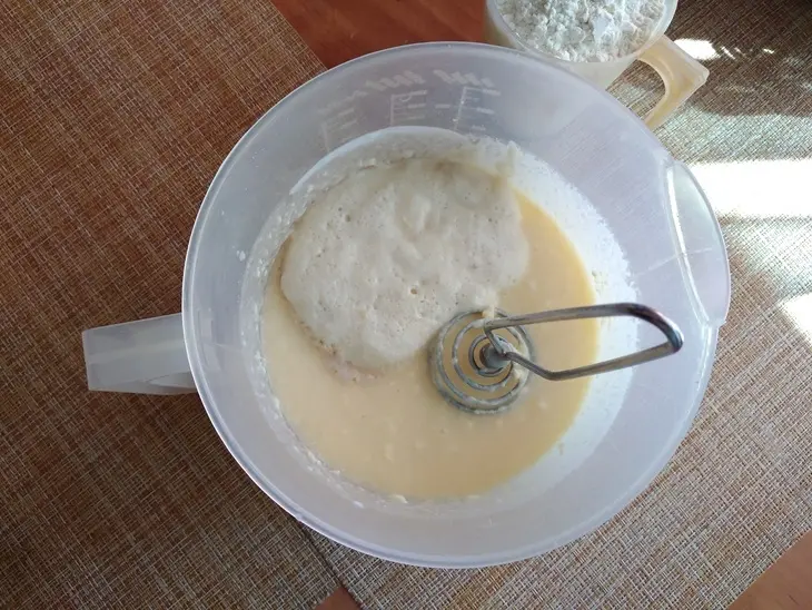 Миндальный кулич на йогурте: шаг 6