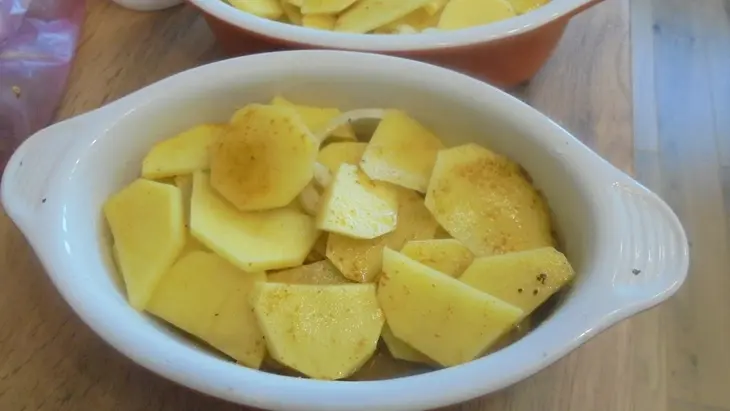 Шафранный картофель: шаг 7