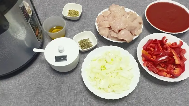 Каччиаторе курица по-итальянски — рецепт ужина в мультиварке: шаг 2