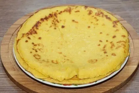 Овощные блинчики с кабачком и морковью: шаг 13