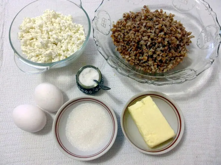 Крупеник с гречкой и творогом: шаг 1
