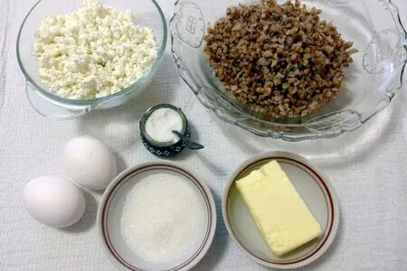 Крупеник с гречкой и творогом: шаг 1