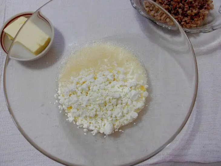 Крупеник с гречкой и творогом: шаг 3