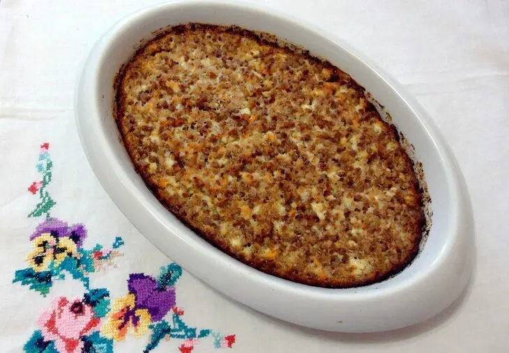 Крупеник с гречкой и творогом: шаг 6