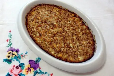 Крупеник с гречкой и творогом: шаг 6