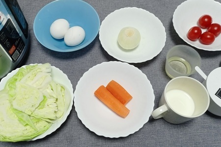 Капустная запеканка с черри — рецепт капустника в мультиварке: шаг 1