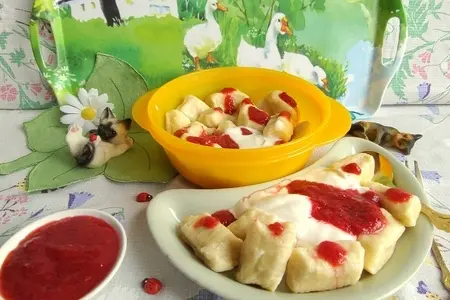 Вареники с бананом: шаг 15