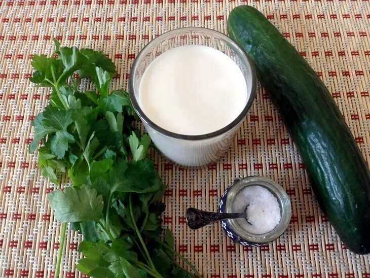 Печеночные оладушки с рисом и огуречным соусом: шаг 6