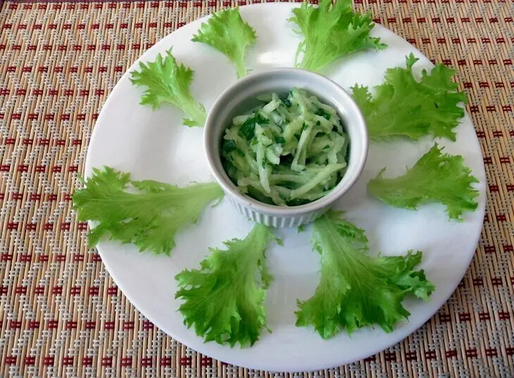 Печеночные оладушки с рисом и огуречным соусом: шаг 8