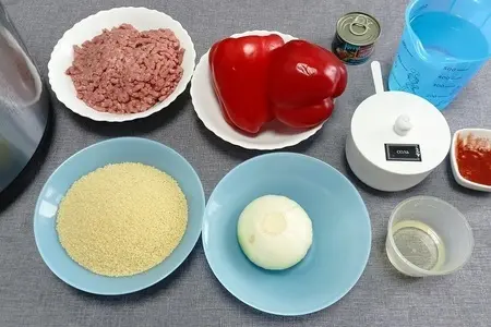 Кускус с фаршем по-турецки — рецепт блюда в мультиварке: шаг 1