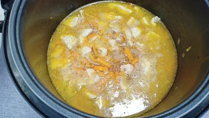 Гречка по-купечески — рецепт вкусной каши в мультиварке: шаг 5