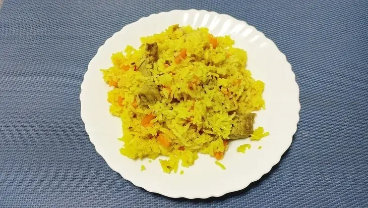 Плов со свининой — рецепт вкусного плова в мультиварке: шаг 6