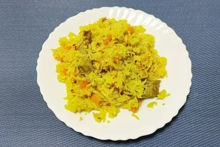 Плов со свининой — рецепт вкусного плова в мультиварке: шаг 6