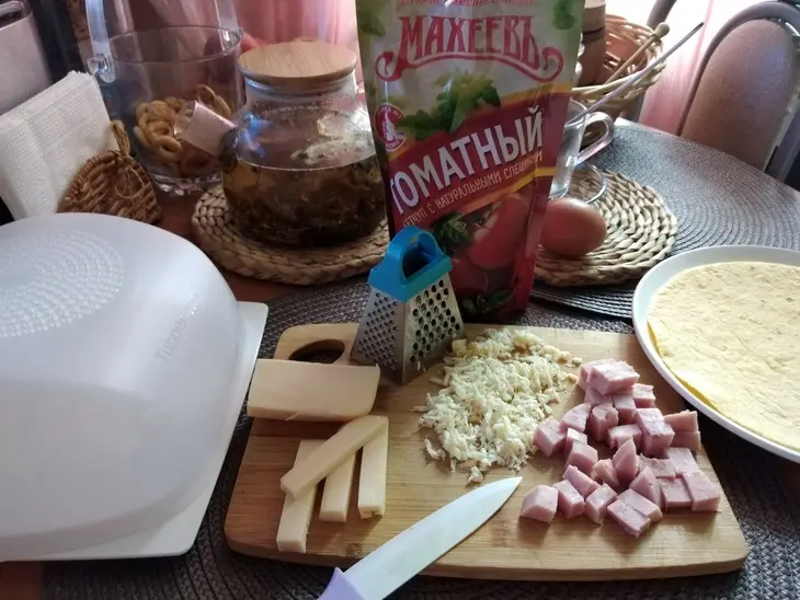 Сырная лепёшка с глазуньей #махеевъ: шаг 1