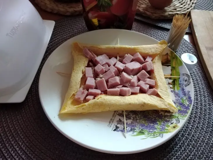 Сырная лепёшка с глазуньей #махеевъ: шаг 5