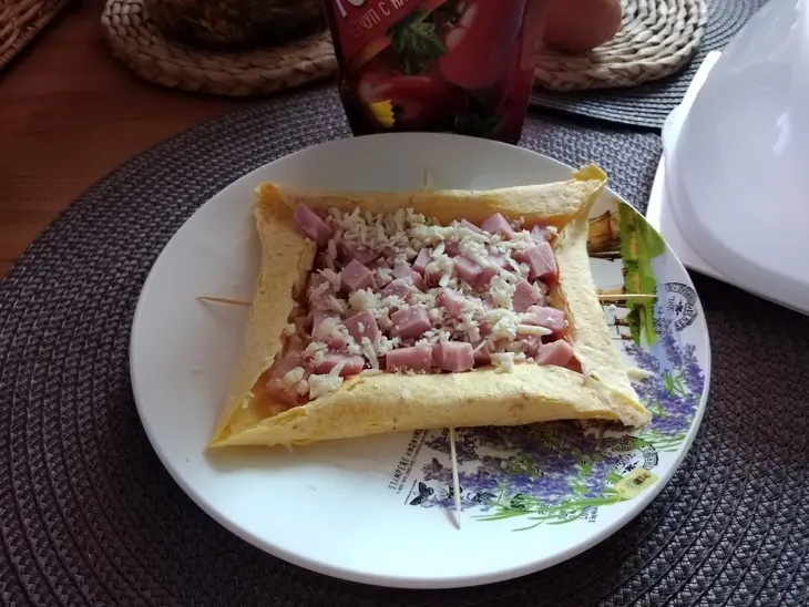Сырная лепёшка с глазуньей #махеевъ: шаг 6