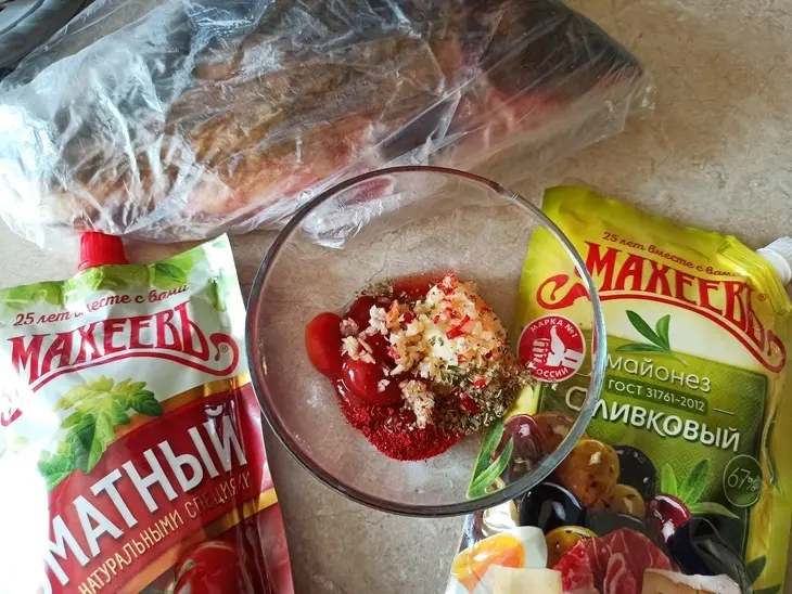 Запеченный карп с чесноком #махеевъ: шаг 2
