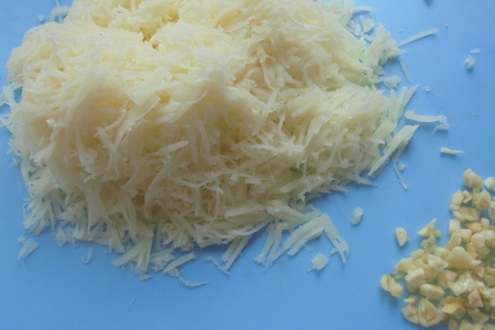 Сыром и зеленью "лодочки" с #махеевъ: шаг 6
