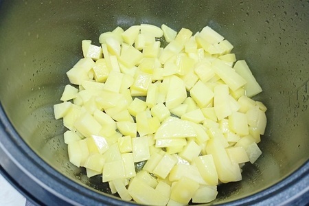 Испанская тортилья с салями и сыром - вкусный рецепт в мультиварке: шаг 3