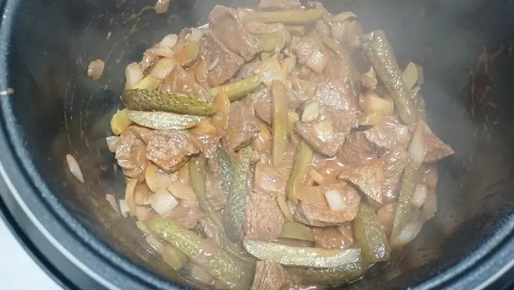 Азу по-татарски - вкусный рецепт готовки в мультиварке: шаг 4