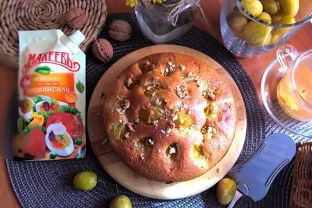 Сливовый пирог на майонезе #махеевъ: шаг 6
