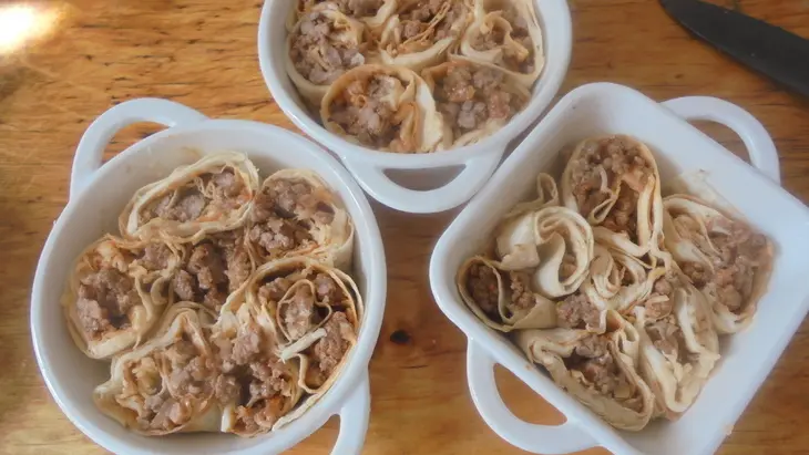 Пирог с мясом и сыром #махеевъ: шаг 7