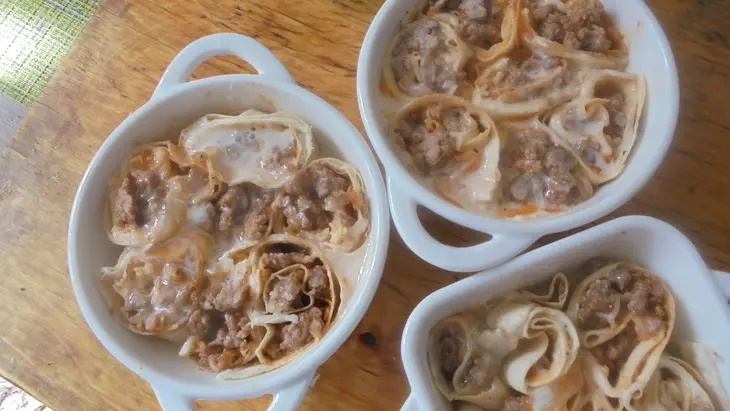 Пирог с мясом и сыром #махеевъ: шаг 8