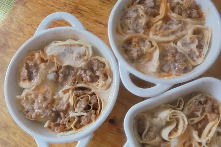 Пирог с мясом и сыром #махеевъ: шаг 8