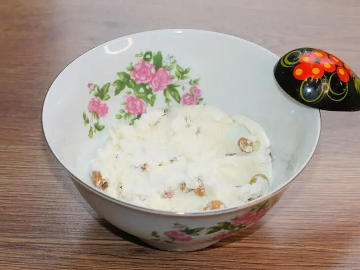 Творожные оладьи с фруктовым припеком #махеевъ: шаг 1